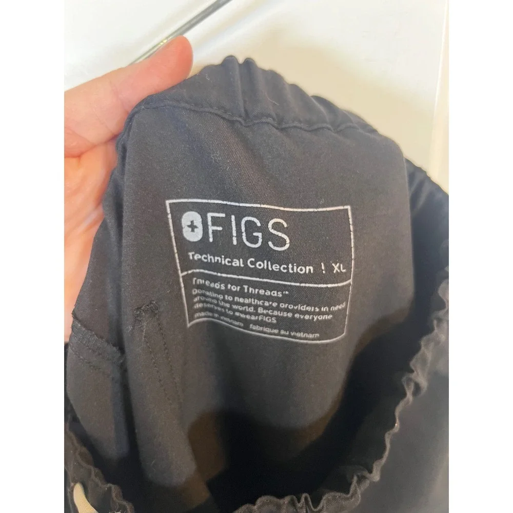 FIGS Mens Scrub Pants‎ Technical Collection Black XL